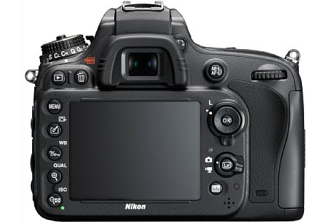 Bild Auf der Rückseite bietet die Nikon D610 neben einem SLR-Sucher einen 3,2 Zoll großen Bildschirm. [Foto: Nikon]