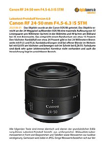 Canon RF 24-50 mm F4.5-6.3 IS STM mit EOS R8 Labortest, Seite 1 [Foto: MediaNord]