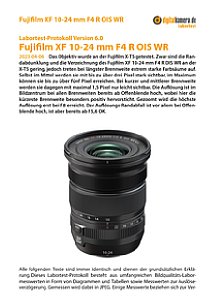 Fujifilm XF 10-24 mm F4 R OIS WR mit X-T5 Labortest, Seite 1 [Foto: MediaNord]