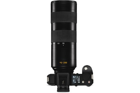 Bild Das Leica APO-Vario-Elmarit-SL 1:2,8-4/90-280 mm ist das zweite Objektiv für die spiegellose Vollformat-Systemkamera Leica SL. [Foto: Leica]