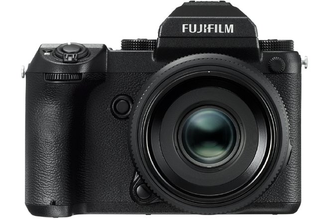 Bild Die Fujifilm GFX 50S bietet einen 44 mal 33 Millimeter großen Mittelformatsensor mit einer Auflösung von 51,4 Megapixeln. [Foto: Fujifilm]