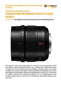 Panasonic Leica DG Summilux 12 mm F1.4 Asph. mit Lumix DMC-GX8 Labortest, Seite 1 [Foto: MediaNord]