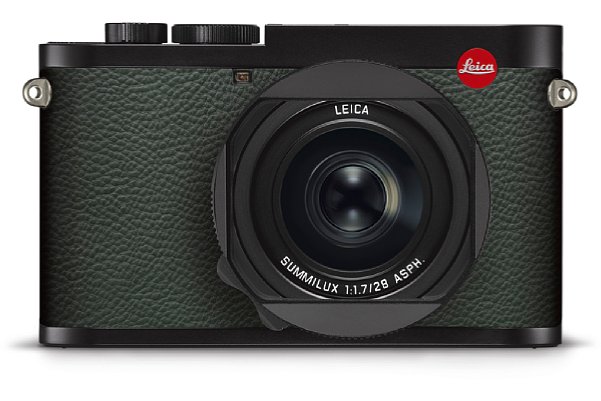 Bild Die Belederung der Leica Q2 "007 Edition" ist ozeangrün. [Foto: Leica]