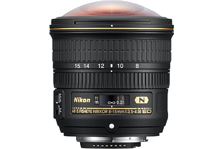 Nikon AF-S 8-15 mm 1:3,5-4,5E ED Fisheye. [Foto: Nikon]