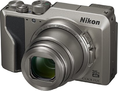 Bild Ab Ende Januar 2019 soll die Nikon Coolpix A1000 wahlweise in Schwarz oder Silber zu einem Preis von knapp 450 Euro erhältlich sein. [Foto: Nikon]