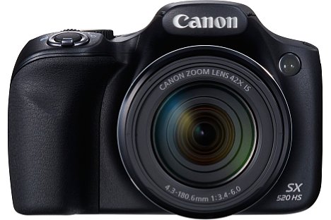 Bild Die Canon PowerShot SX520 HS besitzt einen rückwärtig belichteten 1/2,3" kleinen CMOS-Sensor mit 16 Megapixel Auflösung. [Foto: Canon]