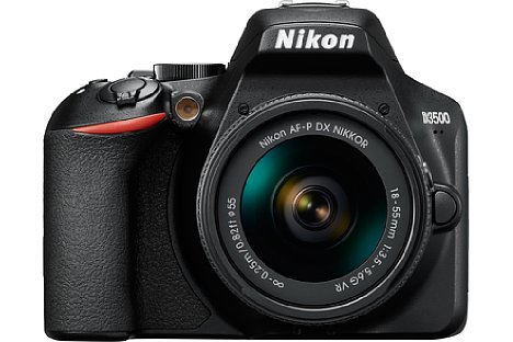 Bild Nikon D3500 mit AF-P 18-55 mm VR. [Foto: Nikon]