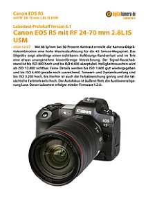 Canon EOS R5 mit RF 24-70 mm 2.8L IS USM Labortest, Seite 1 [Foto: MediaNord]