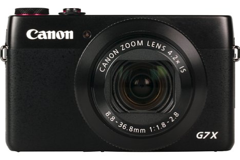 Bild Das Gehäuse der Canon PowerShot G7 X bietet mangels ausgeprägtem Handgriff auf der Vorderseite wenig Halt. [Foto: MediaNord]
