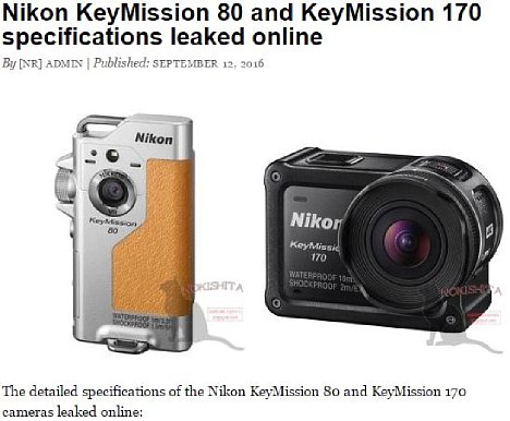 Bild Gerüchten auf nikonrumors.com zufolge will sich Nikon stärker im Actioncam-Segment engagieren. [Foto: MediaNord/nikonrumors.com]