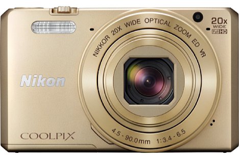 Bild Kameras in Gold sind eigentlich eher in Russland beliebt. Hierzulande soll die Nikon Coolpix S7000 in jeder der vier Farben knapp 220 Euro kosten. [Foto: Nikon]