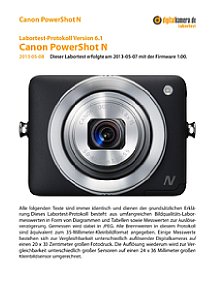 Canon PowerShot N Labortest, Seite 1 [Foto: MediaNord]