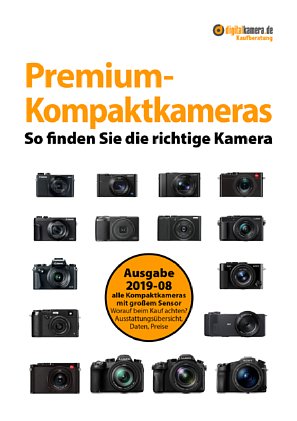 Bild Die digitalkamera.de-Kaufberatung zu Premium-Kompaktkameras wurde zur Ausgabe 2019-08 ergänzt und und enthält jetzt 43 aktuelle Modelle. [Foto: MediaNord]
