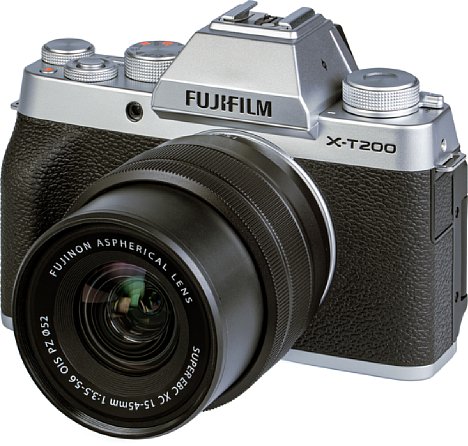 Bild Die Fujifilm X-T200 überzeugt äußerlich durch klassisches Design und gefällige Abmessungen. [Foto: MediaNord]