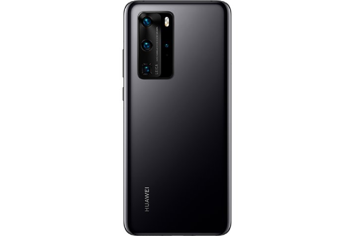 Bild Huawei P40 Pro in Schwarz, Rückansicht. [Foto: Huawei]