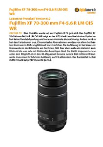 Fujifilm XF 70-300 mm F4-5.6 R LM OIS WR mit X-T5 Labortest, Seite 1 [Foto: MediaNord]