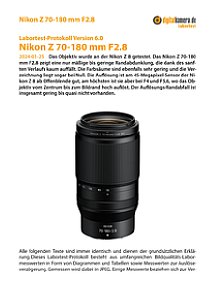Nikon Z 70-180 mm F2.8 mit Z 8 Labortest, Seite 1 [Foto: MediaNord]