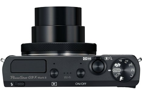 Bild Trotz nur 31,3 Millimeter schlankem Gehäuse bietet die Canon PowerShot G9 X Mark II einen Bedienring am Objektiv und manuelle Belichtung. [Foto: Canon]