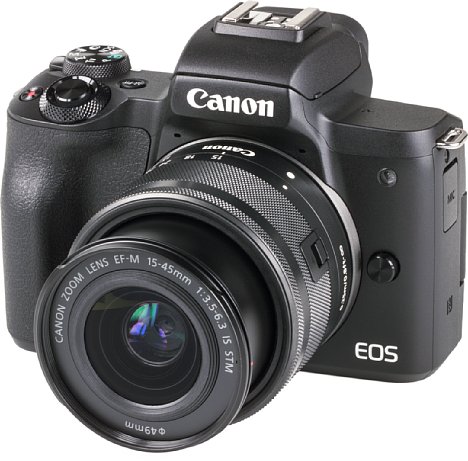 Bild Die preisattraktive Canon EOS M50 besitzt ein gut verarbeitetes und dank Gummierungen griffiges Kunststoffgehäuse. [Foto: MediaNord]