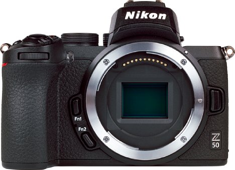 Bild Im Verhältnis zur Kamera und auch zum Sensor wirkt das Z-Bajonett an der Nikon Z 50 riesig. [Foto: MediaNord]