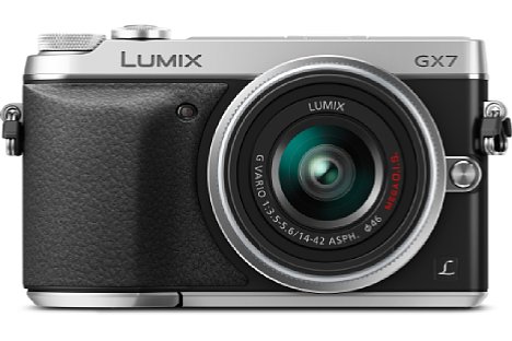 Bild Bei der Panasonic Lumix DMC-GX7 handelt es sich um eine spiegellose Systemkamera, Panasonic nett dies DSLM (Digital Single Lens Mirrorless). Die GX7 gehört dem Micro-Four-Thirds-System an. [Foto: Panasonic]