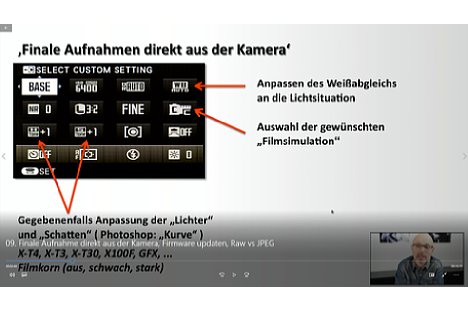 Bild Screenshot 6 Peter Fauland Das Fujifilm X-System Schulungsvideo. [Foto: Imaging One]