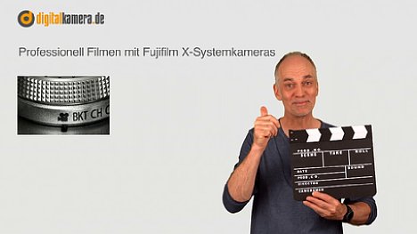 Bild Screenshot aus dem Fotoseminar Professionell Filmen mit Fujifilm X-Systemkameras mit Michael Nagel. [Foto: MediaNord]