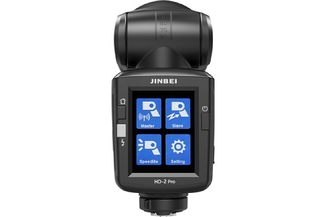 Bild Der Jinbei HD-2 Pro lässt sich bequem über das rückwärtige Farb-Touchdisplay steuern. [Foto: Jinbei]
