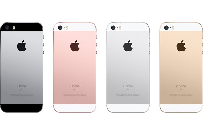 Bild Apple iPhone SE in vier Farbvarianten. [Foto: Apple]