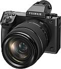 Die Fujifilm GFX100 II besitzt einen verbesserten 102-Megapixel-Sensor mit effektiverem Bildstabilisator, 8K30-Videofunktion und acht Serienbildern pro Sekunde. [Foto: Fujifilm]