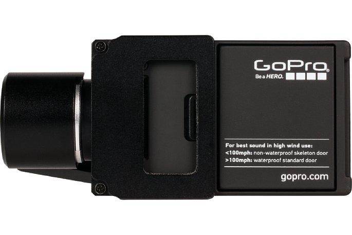 Bild Zugang zu Akkufach und USB-Schnittstelle der GoPro sind gewährleistet. [Foto: MediaNord]