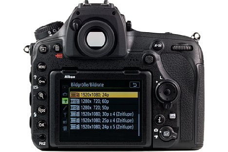 Bild Beim Bildschirm der Nikon D850 handelt es sich um einen neigbaren Touchscreen, der eine sehr hohe Auflösung und Helligkeit bietet. [Foto: MediaNord]