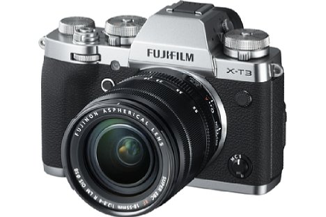 Bild Fujifilm X-T3 mit XF 18-55 mm. [Foto: Fujifilm]