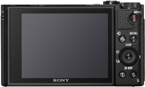 Bild Die Sony DSC-HX95 und HX99 bieten nicht nur einen 7,5 Zentimeter großen Bildschirm, sondern auch einen Pop-Up-OLED-Sucher. [Foto: Sony]