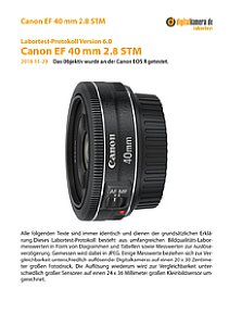 Canon EF 40 mm 2.8 STM mit EOS R Labortest, Seite 1 [Foto: MediaNord]