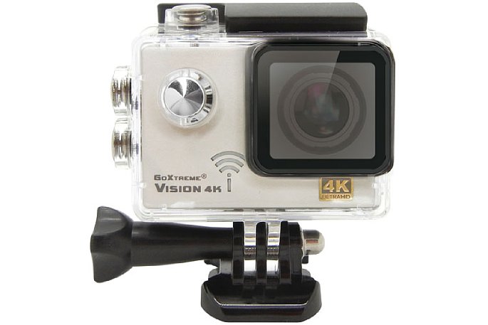 Bild Das Unterwassergehäuse GoXtreme Vision 4K Ultra HD Actioncam hält bis 30 Meter Tauchtiefe dicht. [Foto: Easypix]