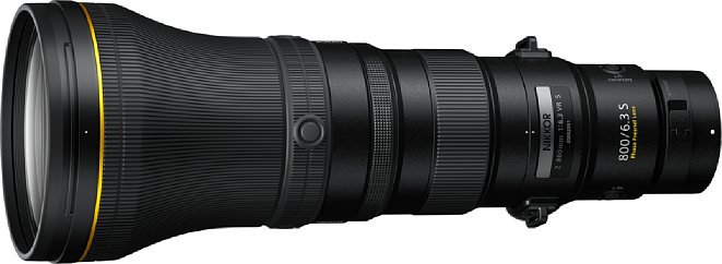 Bild Erstmals in einem Z-Objektiv kommt beim Nikon Z 800 mm F6.3 VR S eine Phasen-Fresnel-Linse (PF) zum Einsatz, die eine besonders kompakte und leichte Objektivkonstruktion ermöglicht. [Foto: Nikon]