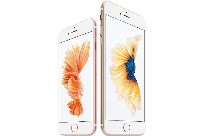 Bild Wie beim Vorgänger können iPhone 6s Käufer zwischen 4,7 und 5,5 Zoll großen Bildschirmen wählen. [Foto: Apple]