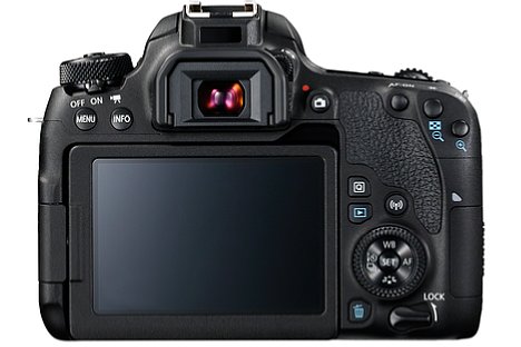 Bild Die Canon EOS 77D verfügt wie die EOS 800D über einen dreh- und schwenkbaren Touchscreen, der 7,7 Zentimeter in der Diagonale misst und 1,04 Millionen Bildpunkte auflöst. [Foto: CANON.INC]