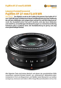 Fujifilm XF 27 mm F2.8 R WR mit X-E4 Labortest, Seite 1 [Foto: MediaNord]
