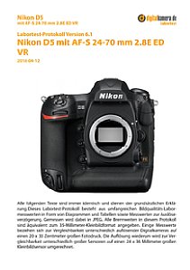 Nikon D5 mit AF-S 24-70 mm 1:2,8E ED VR Labortest, Seite 1 [Foto: MediaNord]