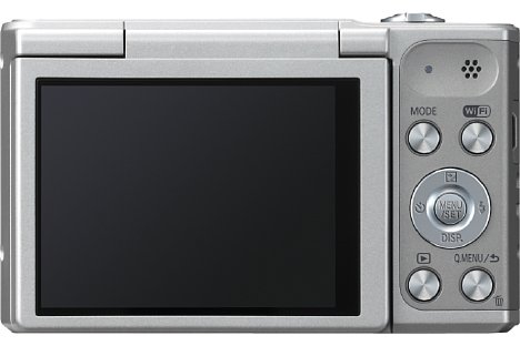 Bild Der rückwärtige Bildschirm der Panasonic Lumix DMC-SZ10 misst 6,7 Zentimeter in der Diagonale und löst 460.000 Bildpunkte auf. [Foto: Panasonic]