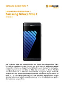 Samsung Galaxy Note 7 Labortest, Seite 1 [Foto: MediaNord]