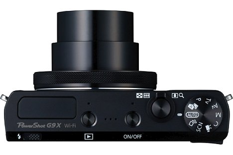 Bild Das Gehäuse der Canon PowerShot G9 X fällt äußerst flach aus. Dazu gibt es einen Touchscreen sowie einen Objektivring. Die Canon lässt sich sowohl automatisch als auch manuell steuern. [Foto: Canon]