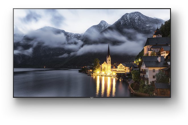 Bild Die Sony Bravia XE90 4K-Fernseher sehen mit ihrem schmalen Rahmen und ihrem dezenten edlen Design auch an der Wand einfach super aus. [Foto: Sony]