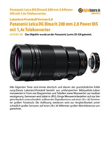 Panasonic Leica DG Elmarit 200 mm 2.8 Power OIS mit 1,4x Telekonverter mit Lumix DC-G9 Labortest, Seite 1 [Foto: MediaNord]