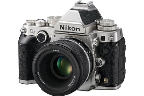 Bild Das Design der Nikon Df ist stark an die analogen Spiegelreflexkameras von Nikon angelehnt. [Foto: Nikon]