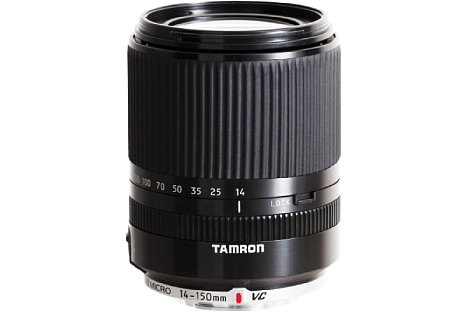 Bild Das Tamron 14-150mm F3.5-5.8 Di III für die spiegellosen Systemkameras von Panasonic und Olympus muss ohne Bildstabilisierung auskommen. [Foto: Tamron]