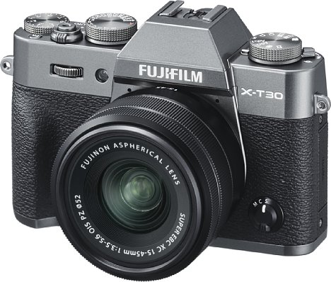 Bild Die Fujifilm X-T30 bietet denselben 26 Megapixel auflösenden CMOS-Sensor wie die X-T3, auch der Autofokus mit 2,16 Millionen Phasendetektionspixeln wurde übernommen. [Foto: Fujifilm]