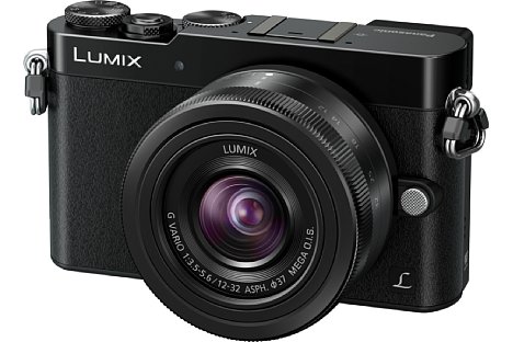 Bild Die Panasonic Lumix DMC-GM5 ist die kompakteste Micro-Four-Thirds-Kamera mit integriertem elektronischem Sucher. [Foto: Panasonic]